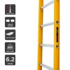 straight ladder with brace 1.30m