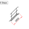 maxi stari hand rail 6 step