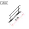 maxi stari hand rail 9 step