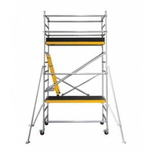 Mobile Scaffold with diagonal brace