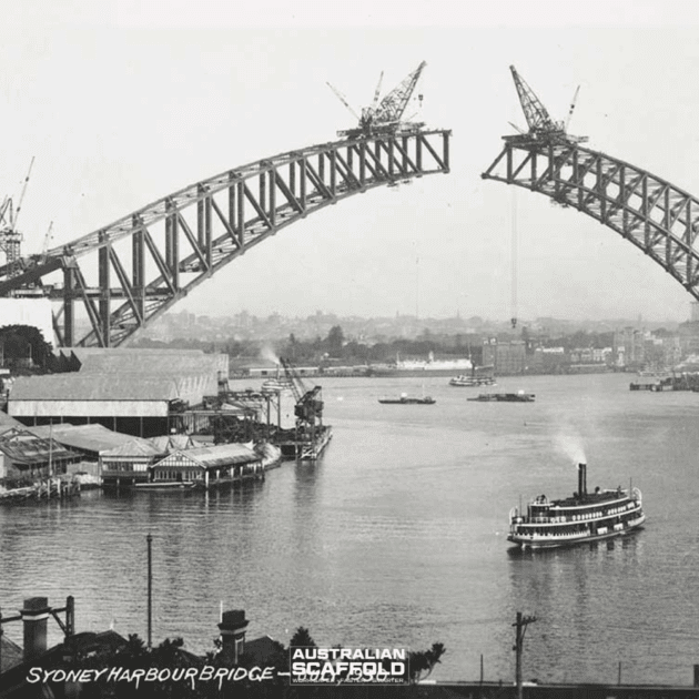 The Story Of The Harbour Bridge Construction | Australian Scaffolds