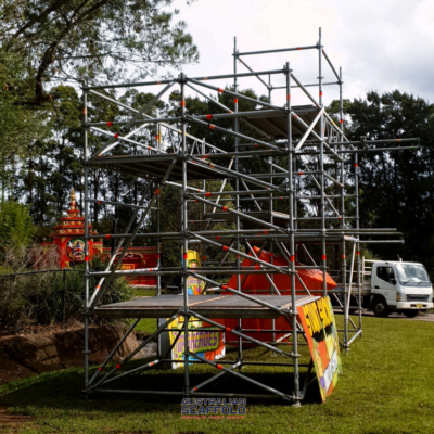 Scaffold hire for entertainment