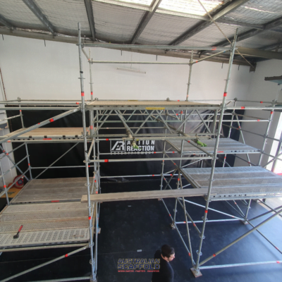 scaffold for artist performances