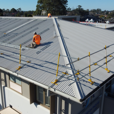 Roof edge protection systems