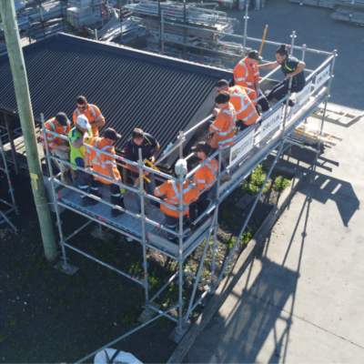 Scaffolders Trained in Edge Protection