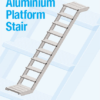 Layher aluminium platform stairs