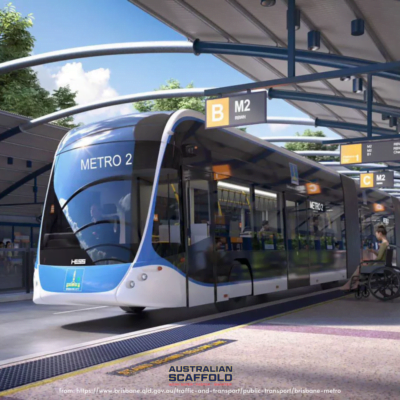 Brisbane Metro safety rail