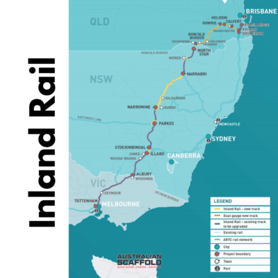 Inland Rail Map