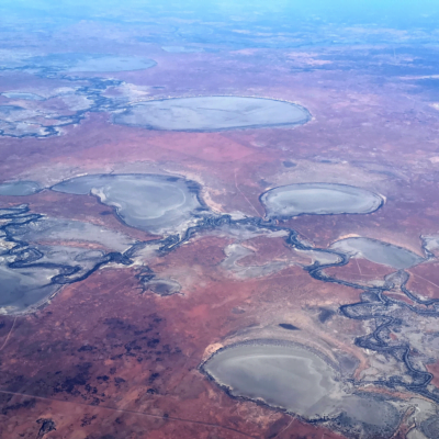 Lake Eyre basin aerial view, South Australia
