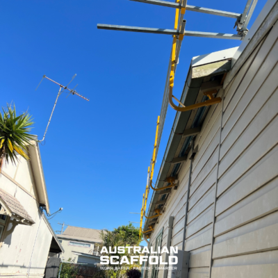 Central Coast scaffold for Roof Replacement