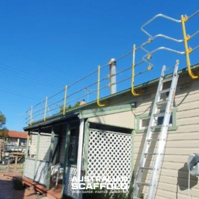 Scaffold Installation on the Central Coast for Roof Replacement